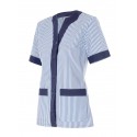 Jacket semi fitted striped short sleeve Series 579 